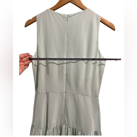 Giani Bini Long Light Green Cotton Blend Sleeveless Maxi Dress Size 4 - Picture 5 of 8